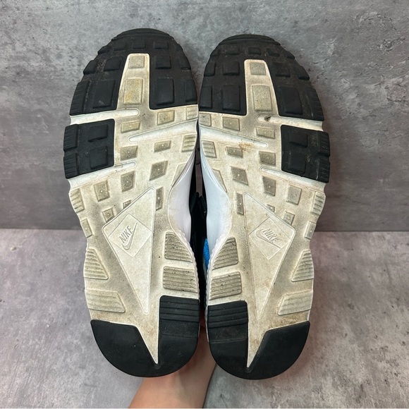Nike Air Zoom Huarache Running Shoes 654275-013 Womens sz 8.5 - black/grey/blue - Picture 5 of 6